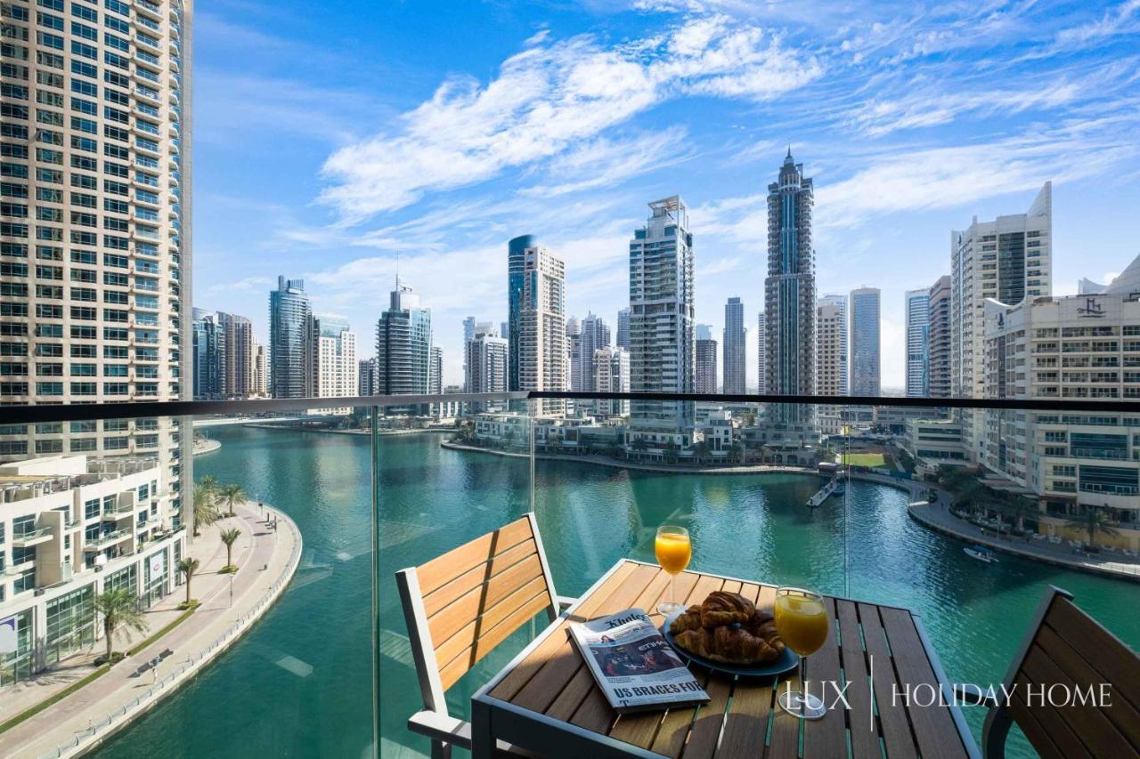 Lux - Contemporary Suite With Full Marina View Dubaj Zewnętrze zdjęcie